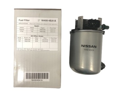 FILTRO COMBUSTIBLES NISSAN QASHQAI J11, X-TRAIL T32 CON 16400-4EA1A  