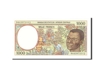 Banknot, Państwa Afryki Środkowej, 1000 Francs, 19