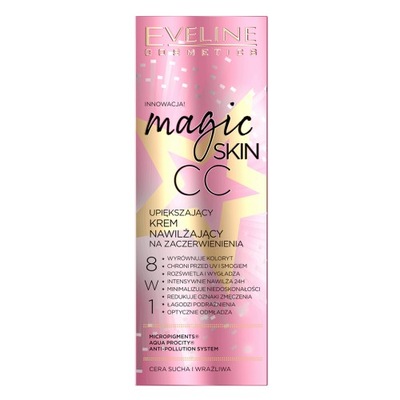 EVELINE Magic Skin CC 8w1 Krem na zaczerwieniania