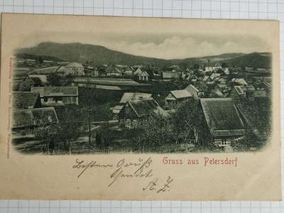Pocztówka Gruss aus Petersdorf