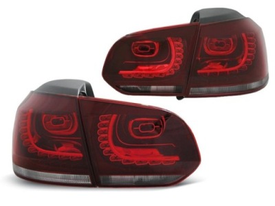 Лампи задня vw golf 6 gti r32 look led світлодіодний depo фото №1