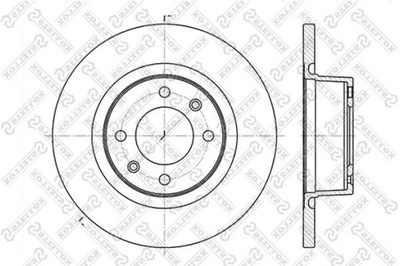 ДИСК ТОРМОЗНОЙ CITROEN C5 I BREAK 2.2 HDI 01-04