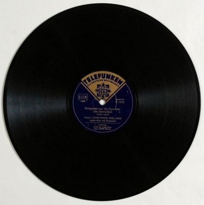 Płyta szelakowa Telefunken A 1210 1932r. UNIKAT