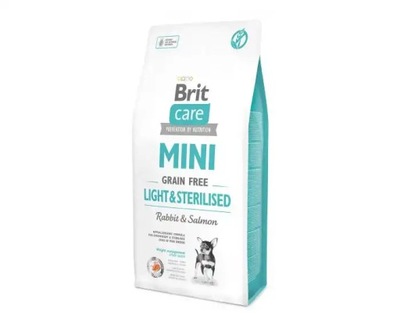 Brit Care Mini Grain-Free Light Sterilised Karma Sucha Dla Psów Ras