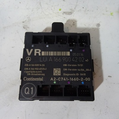 Mercedes a w176 модуль двері a1669004202 фото №1
