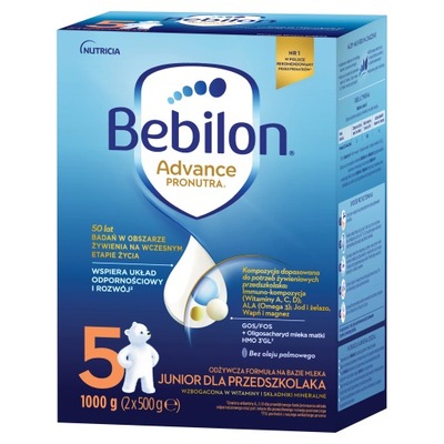 Bebilon 5 Advance Pronutra mleko modyfikowane 1000 g 1kg