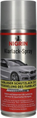 NIGRIN COLOR AUTO BEZBARWNY AKRYLOWY SPRAY 400 ML  