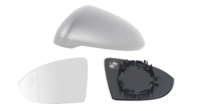 Корпус + вкладиш дзеркало l vw golf vii 12- фото №1