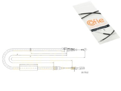 Cofle трос тормоза ручного audi фото №1