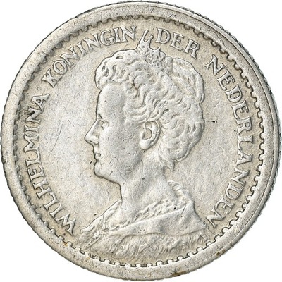 Moneta, Holandia, Wilhelmina I, 10 Cents, 1915, EF