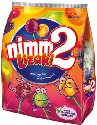 Lizaki owocowe Nimm2 8szt 80g STORCK