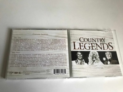 2CD Country Legends Eva Cassidy Johnny Cash Dolly Parton STAN 5/6