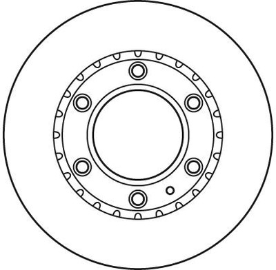 DISKU HAM. FORD RANGER 06-12 DF6034S TRW TRW DF6034S DISKU STABDŽIŲ 