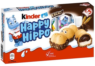 Import z NIEMIEC Kinder Happy Hippo 103,5 g