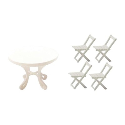Model stolika kawowego i krzesła w skali 1:64