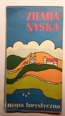 ZIEMIA NYSKA mapa turystyczna 1978 r.