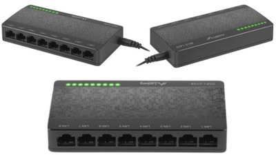 SWITCH LANBERG DSP1-0108 8-PORT 100MB/S DESKTOP