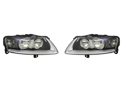 Фары audi a6 c6 2008-2011 h7+h15 противотуманная фара гомологация правая + левая фото №1
