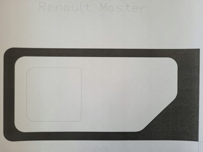 Скло бічна renault master opel movano 2011- 1430x687 відкривання фото №1