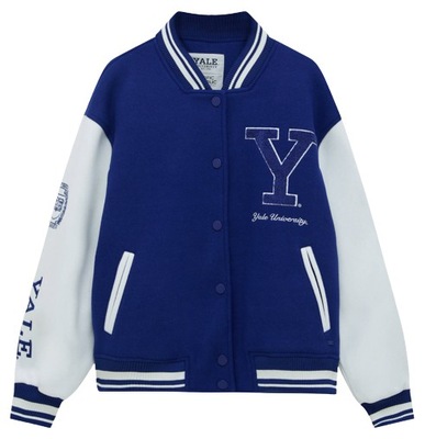 BLUZA BOMBERKA PULL&BEAR YALE VARSITY r.M