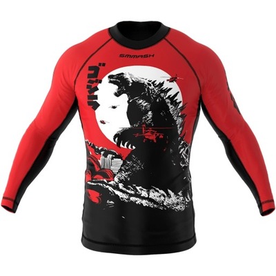 RASHGUARD MĘSKI Z DŁUGIM RĘKAWEM SMMASH ZILLA-3XL