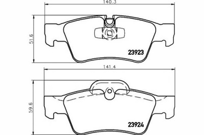 Textar тормозные колодки тормозные mercedes задняя x164 06- text фото №1