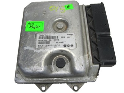 FIAT PANDA UNIDAD DE CONTROL COMPUTADOR 55260727 MJD 8F3.P8 - - LIMPIO  