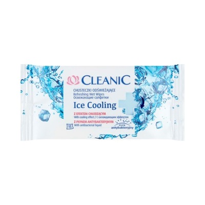 Cleanic Ice Cooling Chusteczki odświeżające 15 szt