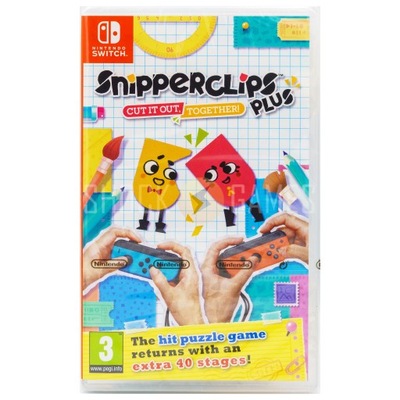 SNIPPERCLIPS PLUS CUT IT OUT / GRA NINTENDO SWITCH