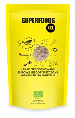 Kakao surowe sproszkowane nieodtłuszczone BIO 400g Bio Planet