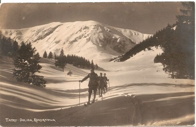 TATRY -DOLINA KONDRATOWA -obieg 1925 rok