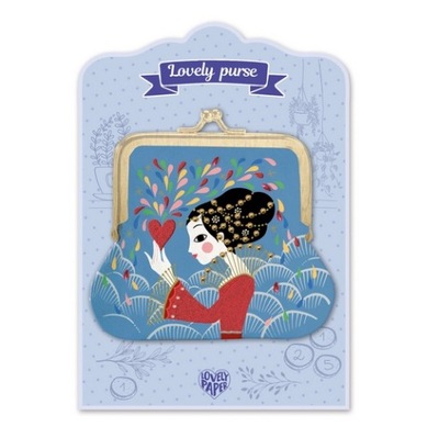 Djeco: Lovely purse - Portmonetka SERCE 3861