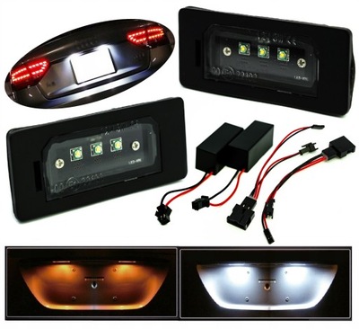 CREE LED (СВІТЛОДІОД) ЛАМПОЧКИ НОМЕРНОГО ЗНАКА SEAT LEON III ST OD 2013