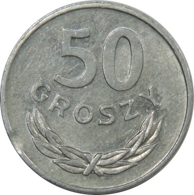 50 GROSZY 1985 - DESTRUKT - POLSKA - (2-) - K500