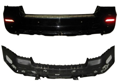 Бампер задняя задний mercedes glk w204 lift оригинал фото №1