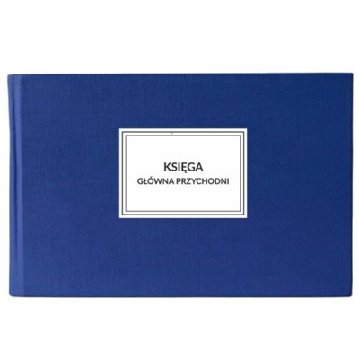 Księga główna przychodni - TWARDA OPRAWA