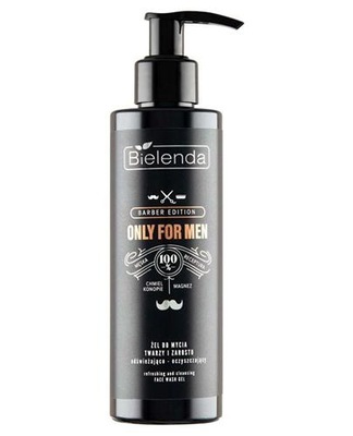 Bielenda Only For Men Barber Edition Żel do mycia twarzy i zarostu 190 g