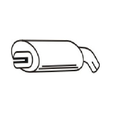 Гаситель конечный ferroz renault espace/ii 5/91-96 фото №1