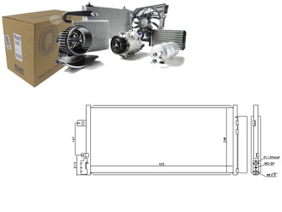 NISSENS CONDENSADOR DE ACONDICIONADOR CHEVROLET AVEO HATC  