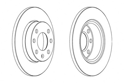 FERODO ДИСКИ ТОРМОЗНЫЕ ТОРМОЗНЫЕ 2 ШТУКИ. ПЕРЕД OPEL CORSA C 1.0 1.2 09.00-12.09