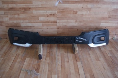 Накладка спойлер бампера peugeot rifter фото №1