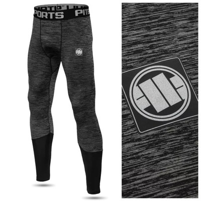 leginsy legginsy męskie sportowe PIT BULL r.S