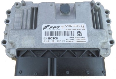 ECU FIAT BRAVO II 1.4 T-JET 51875845 0261201757