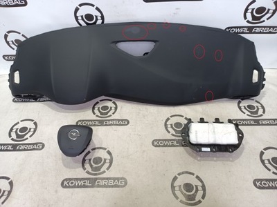 Opel crossland панель приладів консоль - накладка подушка безпеки подушки безпеки ремені оригінал фото №1