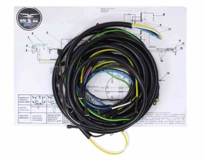 INSTALACIÓN ELÉCTRICA WSK M06B3 125 „LELEK”  