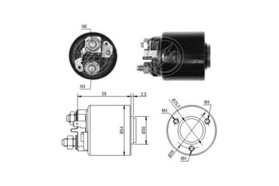 ERA ZM491 CONMUTADOR ELEKTROMAGNETYCZNY, ARRANCADOR  