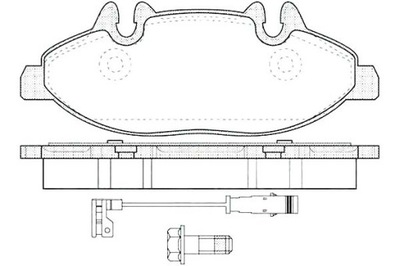 ZAPATAS DE FRENADO MERCEDES VIANO (W639) VITO / MIXT  