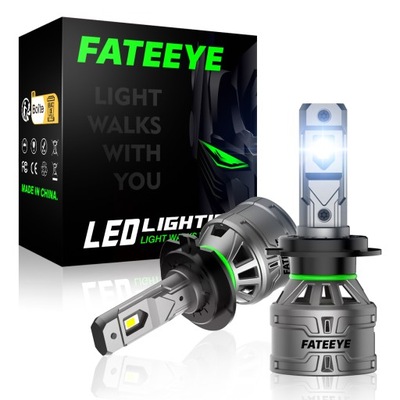 LUCES DIODO LUMINOSO LED H7 FATEEYE POTENTE 120W 20500LM CANBUS  