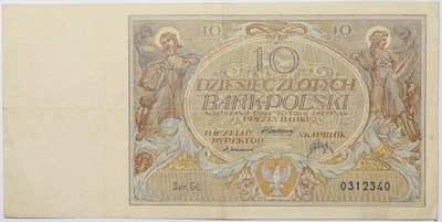 Banknot 10 Złotych - 1929 rok - Ser. GL.