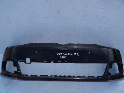 Бампер перед vw sharan 7n0 10-16 омивачі pdc фото №1